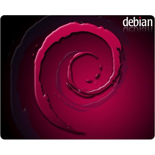 Mauspad - Debian red