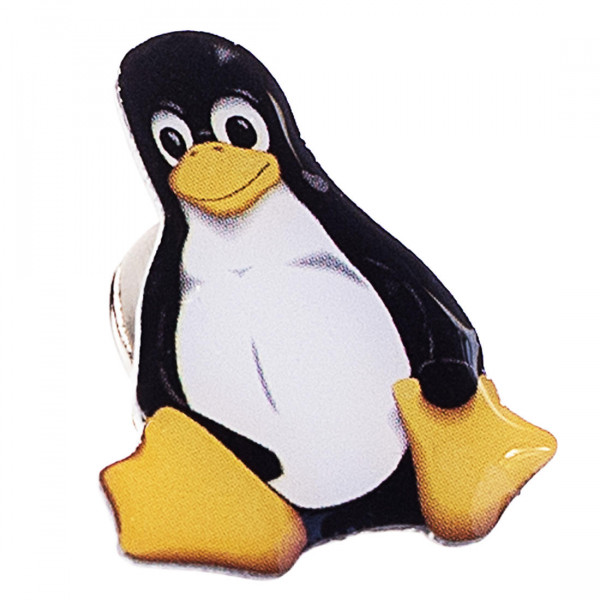 Ansteckpin - Tux Pinguin