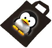 Baumwolltasche - Baby Tux