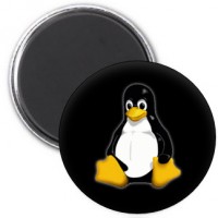 Magnet - Tux schwarz Magnet - Tux schwarz