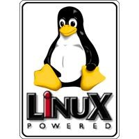 Notebook-Sticker - Linux powered Nr.3