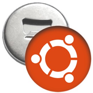 Flaschenöffner + Magnet - ubuntu Logo