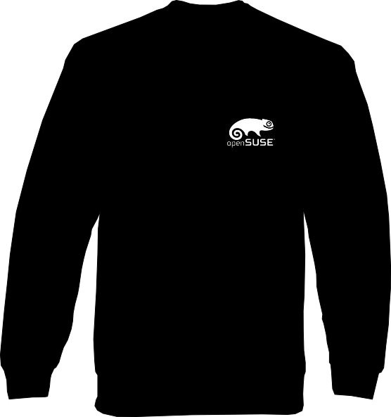 Sweat-Shirt - openSUSE - Klein