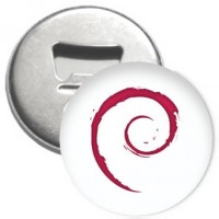 Flaschenöffner + Magnet - Debian