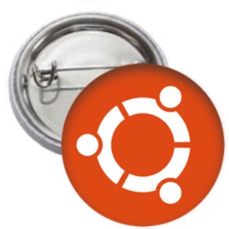 Ansteckbutton - ubuntu Logo