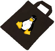 Baumwolltasche - Linux Pinguin