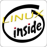 Notebook-Sticker - Linux inside