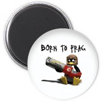 Magnet - Born to Frag Magnet - Born to Frag