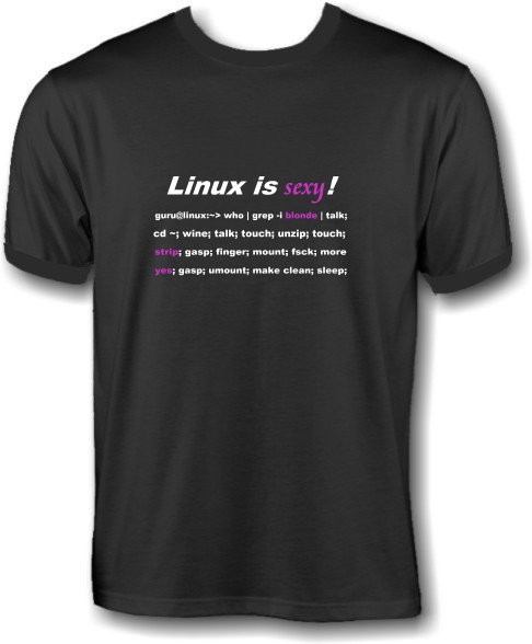 T-Shirt - Linux is sexy